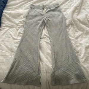 NWT Aerie Flared Waffle Leggings Size L